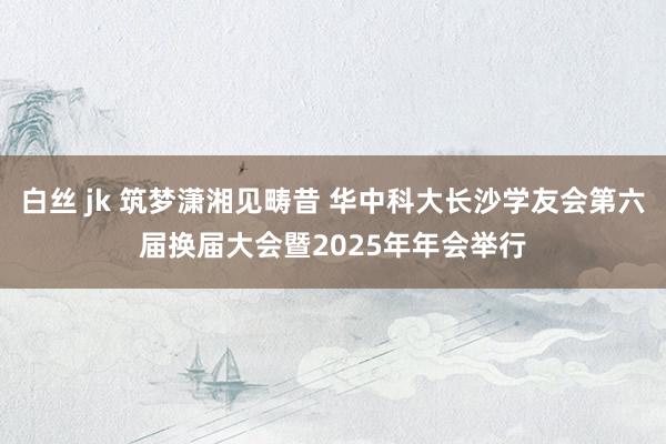 白丝 jk 筑梦潇湘见畴昔 华中科大长沙学友会第六届换届大会暨2025年年会举行