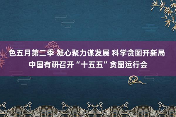 色五月第二季 凝心聚力谋发展 科学贪图开新局 中国有研召开“十五五”贪图运行会