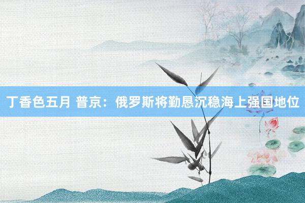 丁香色五月 普京：俄罗斯将勤恳沉稳海上强国地位