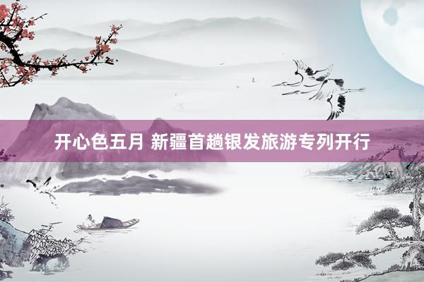 开心色五月 新疆首趟银发旅游专列开行