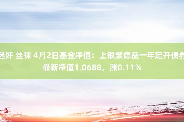 迷奸 丝袜 4月2日基金净值：上银聚德益一年定开债券最新净值1.0688，涨0.11%