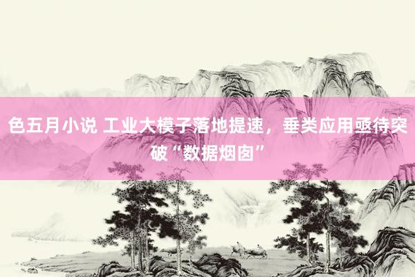 色五月小说 工业大模子落地提速，垂类应用亟待突破“数据烟囱”